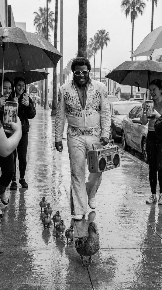 Elvis et les canetons